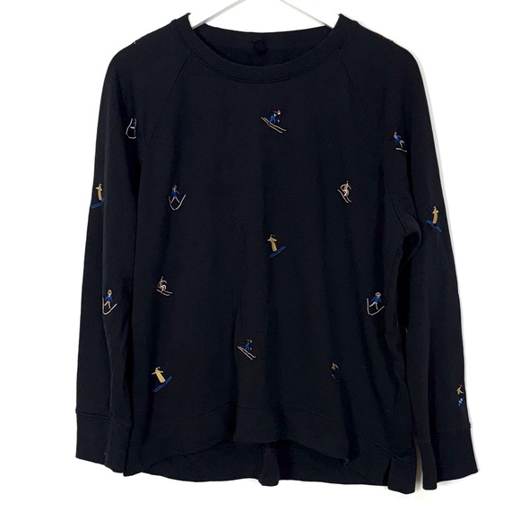 Lou & Grey x Loft Embroidered Ski Sweatshirt Pants Set - Picture 3 of 14